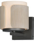 Draughtsman Wall Sconce Natural Wood/Charcoal