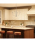 Jheni 4-Light Chandelier with Clear Glass Shades Brushed Nickel