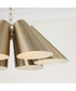 Leo 6-Light Pendant Matte Brass