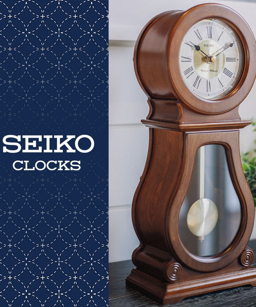 Seiko Clocks Mantle with Chime and Pendulum Clock