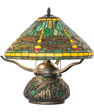 16" High Tiffany Dragonfly Table Lamp
