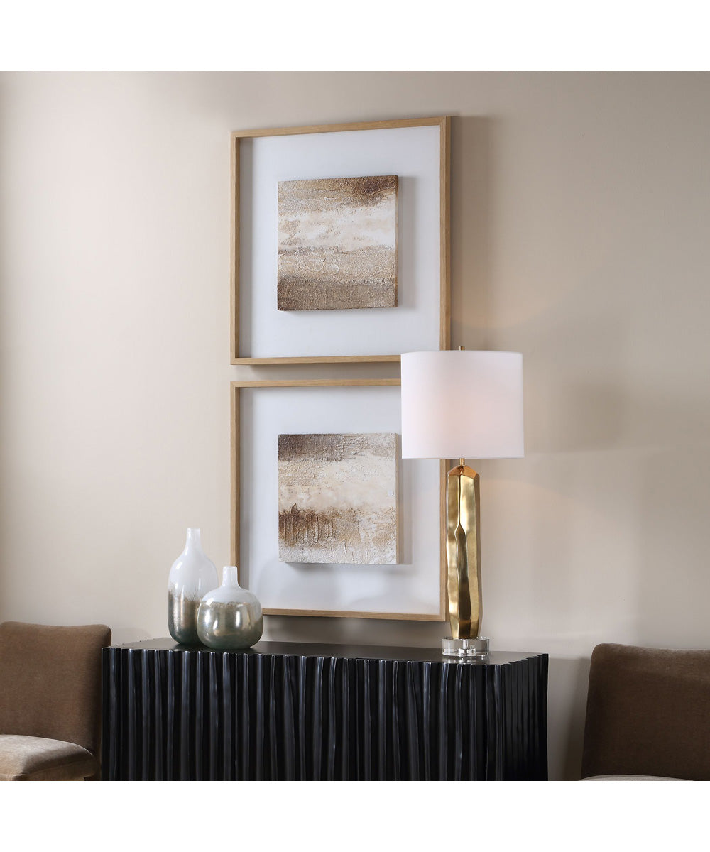 Between Lines Abstract Painting, Set of 2