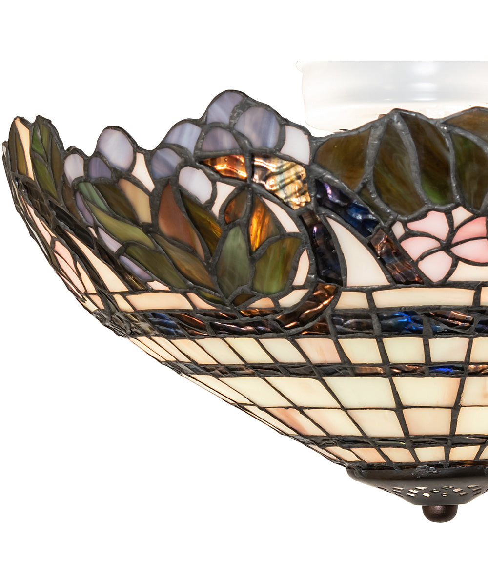 15" Wide Handel Grapevine Flushmount