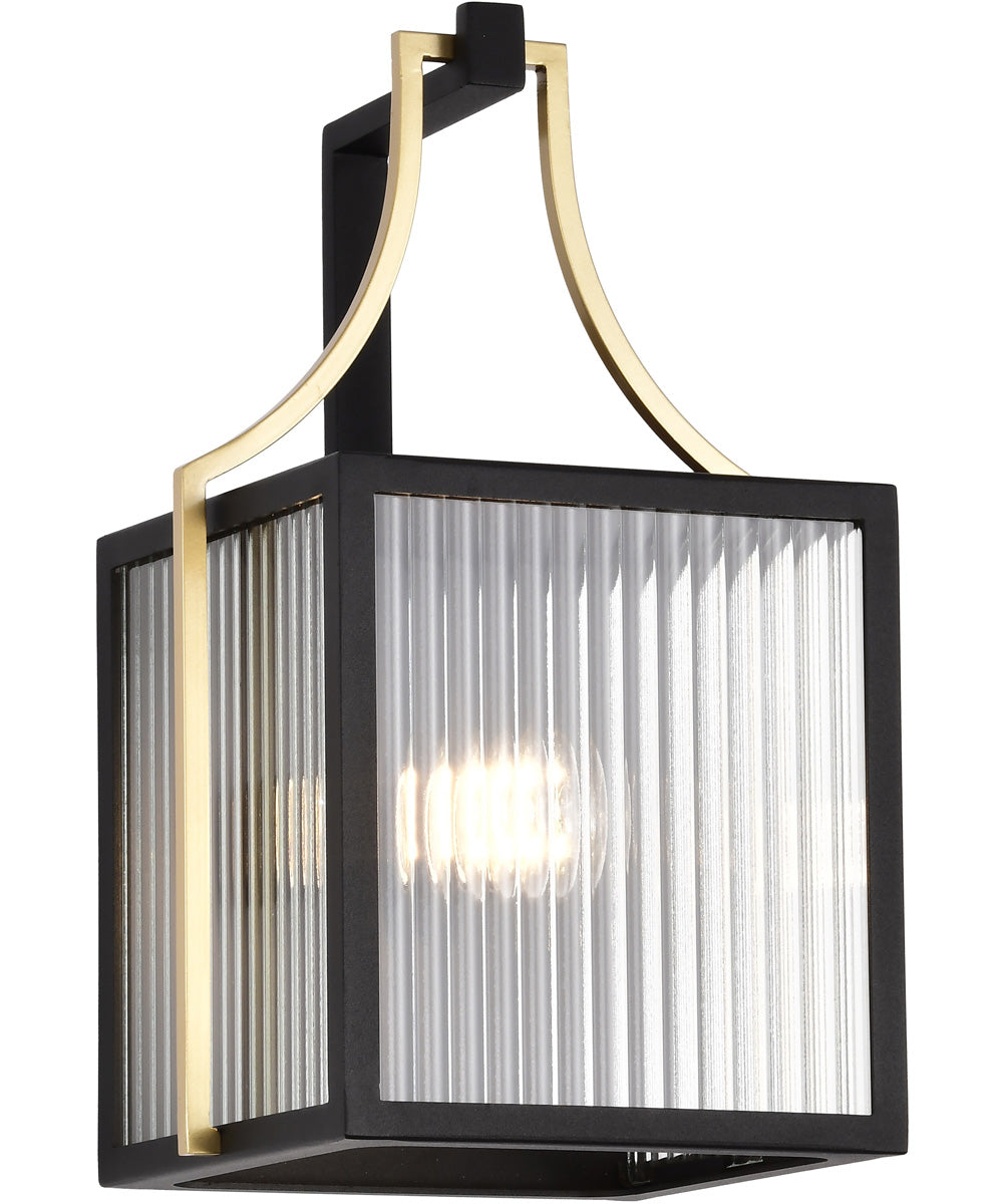 Holden 1-Light Outdoor Black / Gold