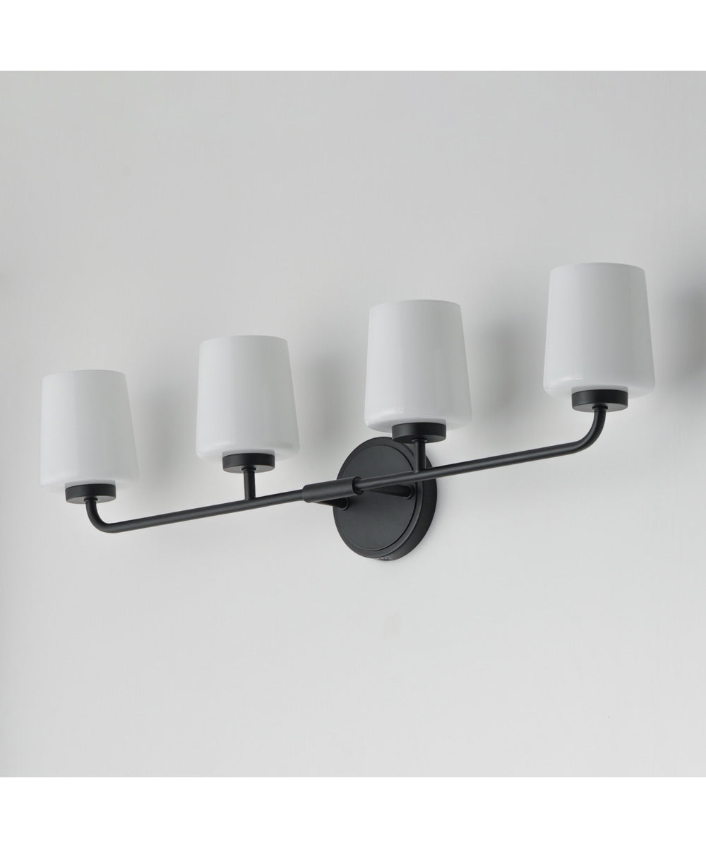 Durham 4-Light Bath Vanity Black