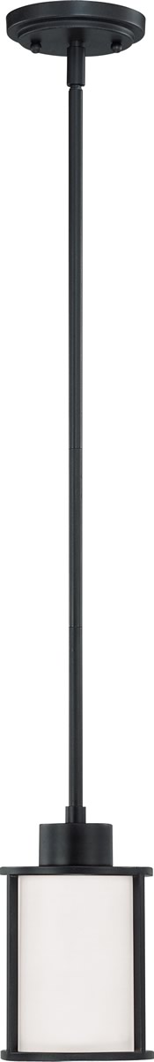 5"W Odeon 1-Light Pendant Aged Bronze
