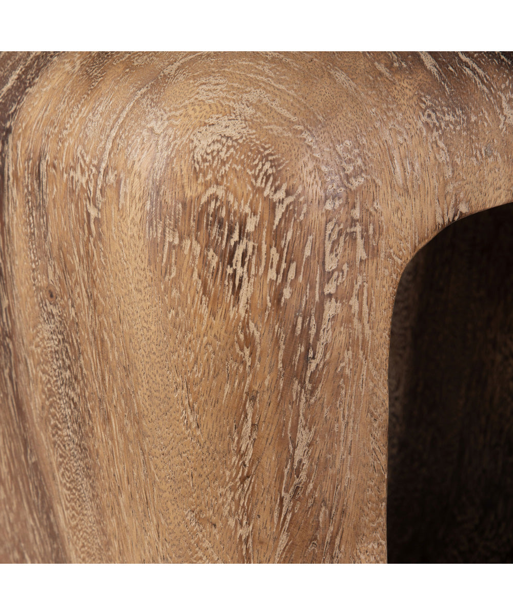 Loophole Bleached Wash Accent Stool