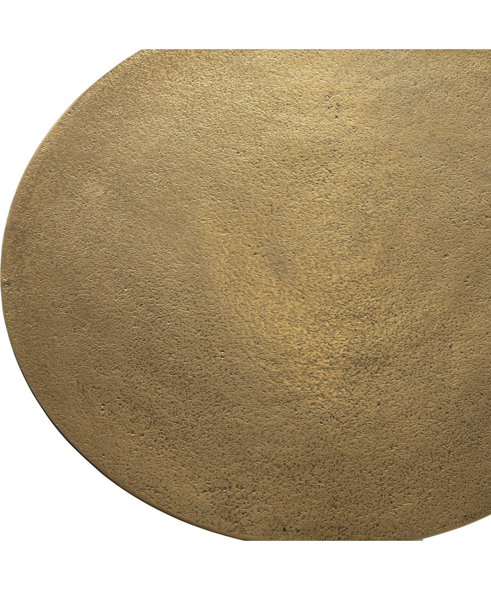 Flight Brass Accent Table