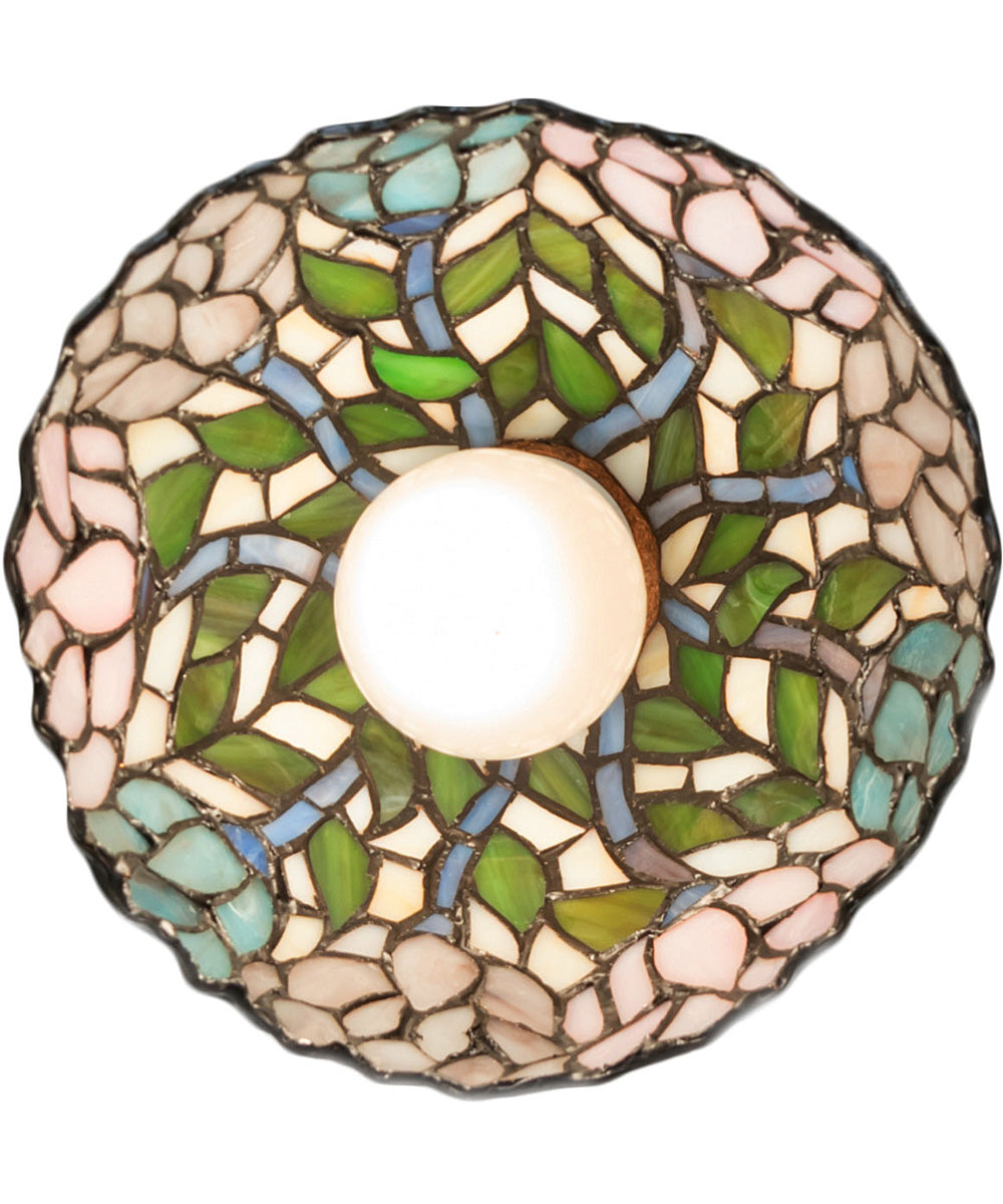 7" Wide Wisteria Flushmount