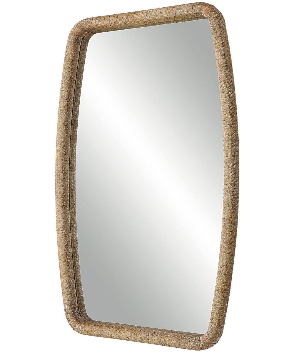 Tiki Rattan Mirror