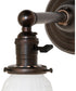 5" Wide Revival Floral Wreath Wall Sconce
