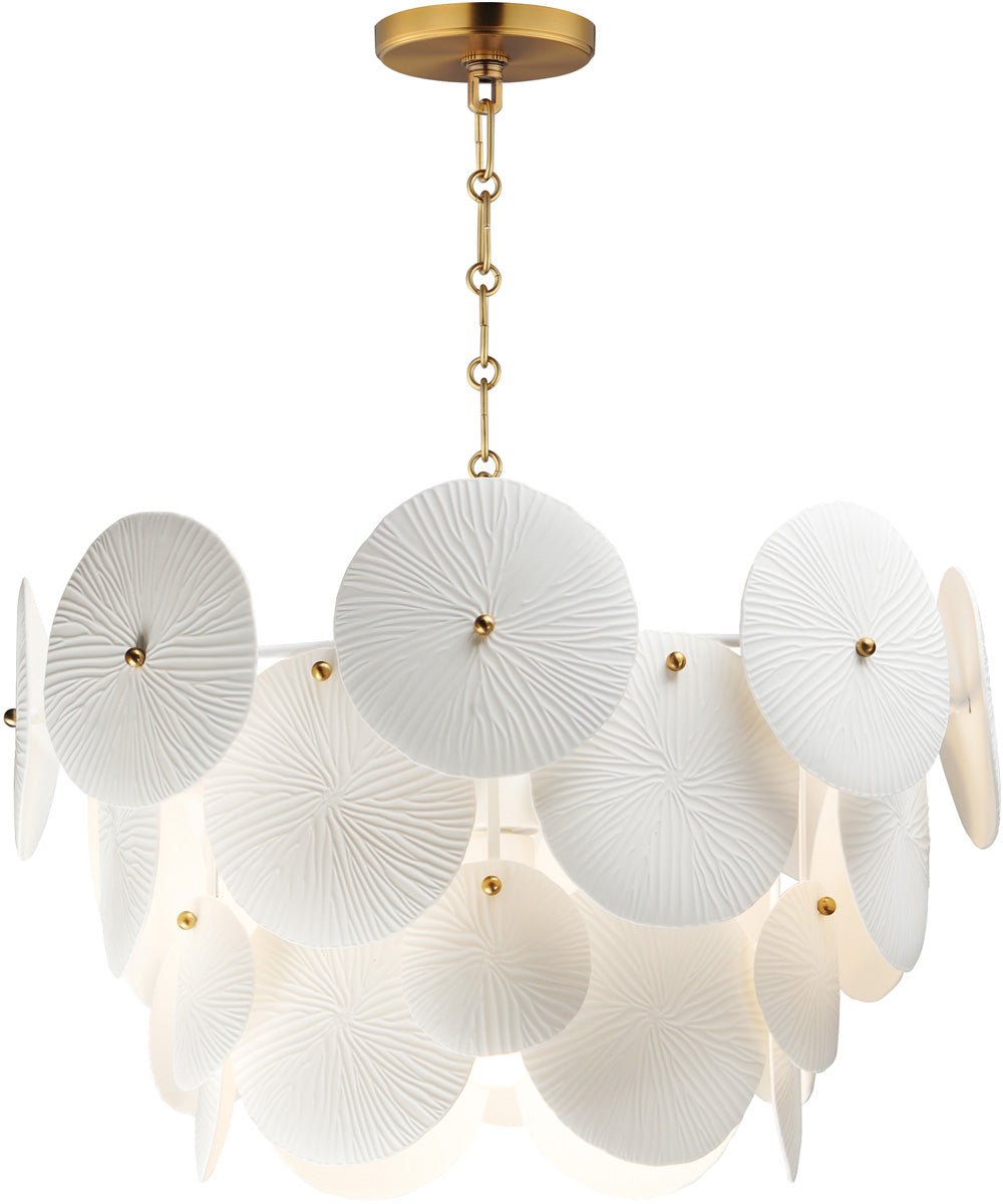 Isla 4-Light Pendant Natural Aged Brass