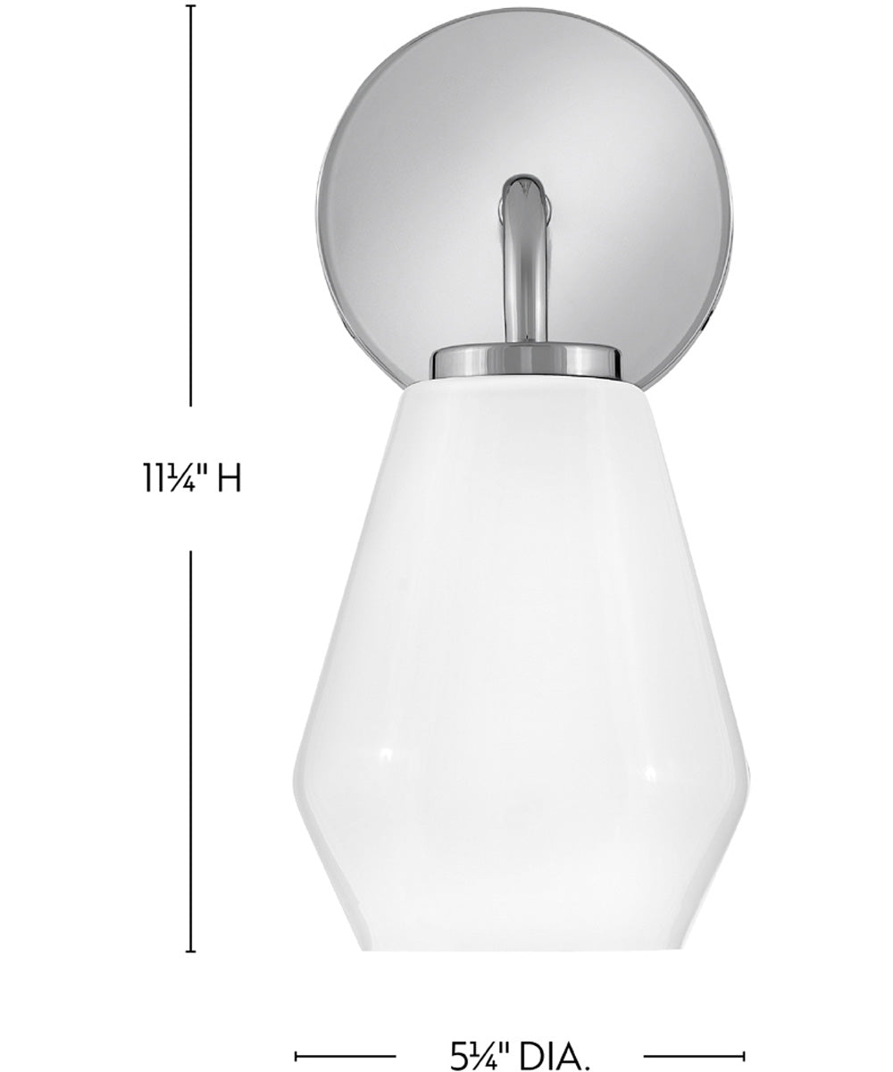 Gio 1-Light Medium Single Light Vanity in Chrome