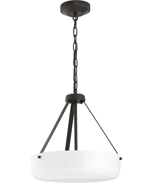 Lieon 2-Light Convertible Pendant Antique Bronze