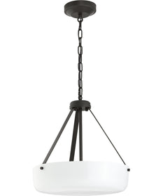 Lieon 2-Light Convertible Pendant Antique Bronze