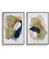 Abstract Afternoon Framed Canvases Set of 2