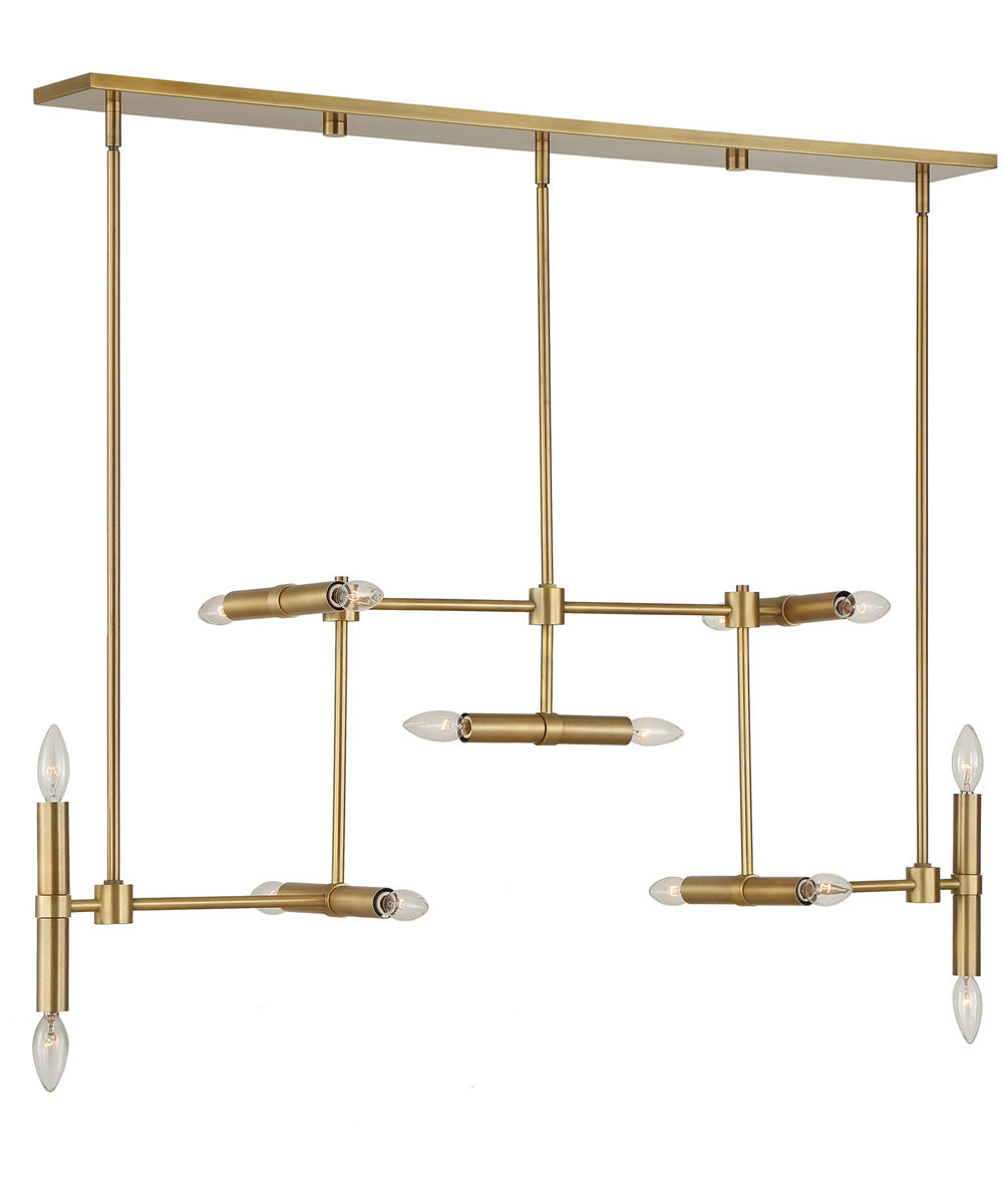 Cadre 14 Light Modern Linear Pendant