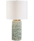 Hensley Ivory & Green Table Lamp