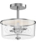 Fuller 2-Light Semi Flush/Pendant Convertible Satin Nickel