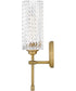 Elle 1-Light Medium Single Light Sconce in Heritage Brass