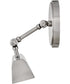Arti 2-Light Medium Adjustable Accent Light in Polished Antique Nickel