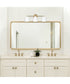 Biba 3 Light Vanity Brushed Gold