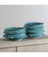 ZigZag Blue Green Bowls Set of 2