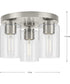 Cofield 12 in. 3-Light Flush Mount P350237 Brushed Nickel