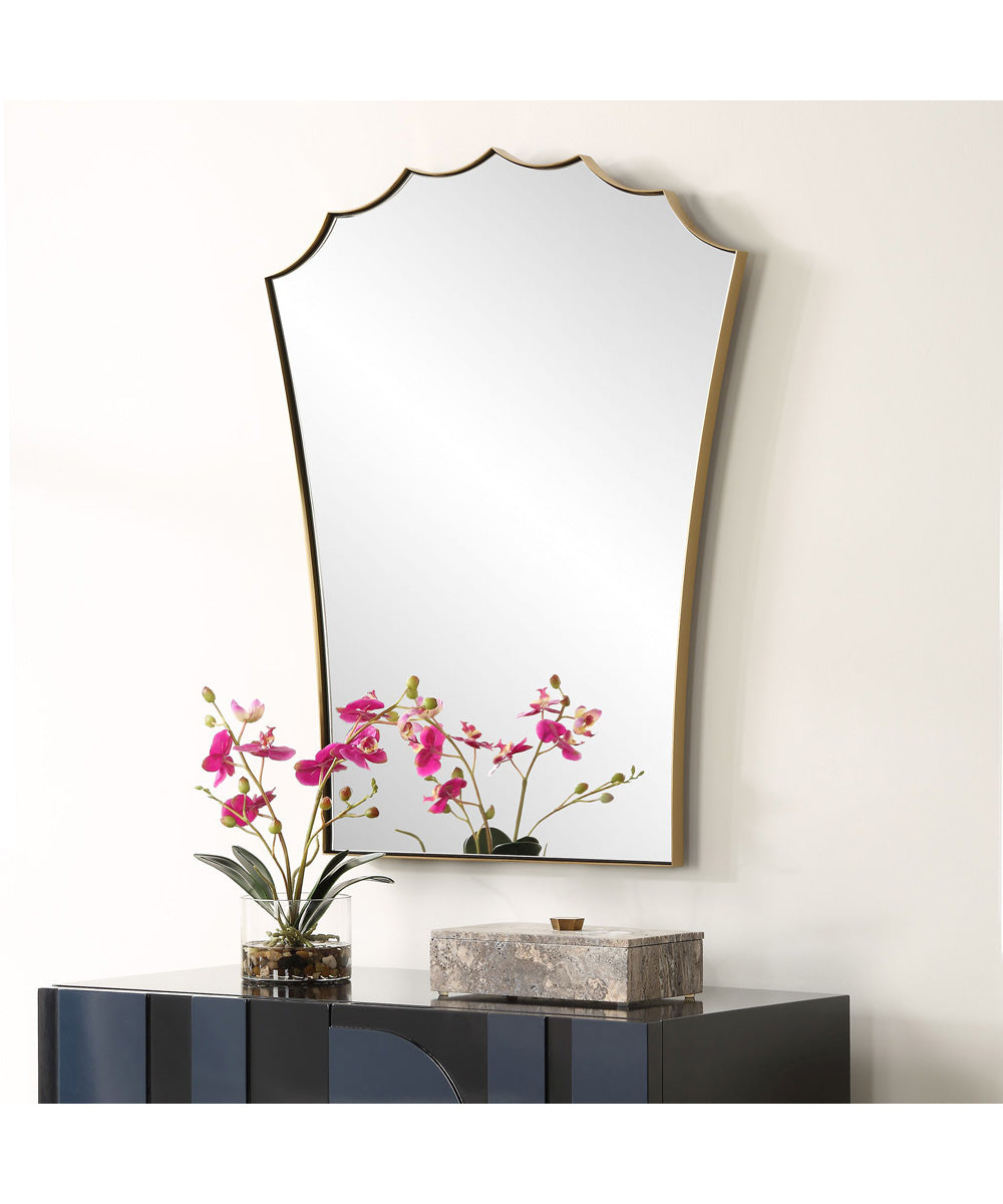 Monarch Scalloped Arched Vanity Mirror