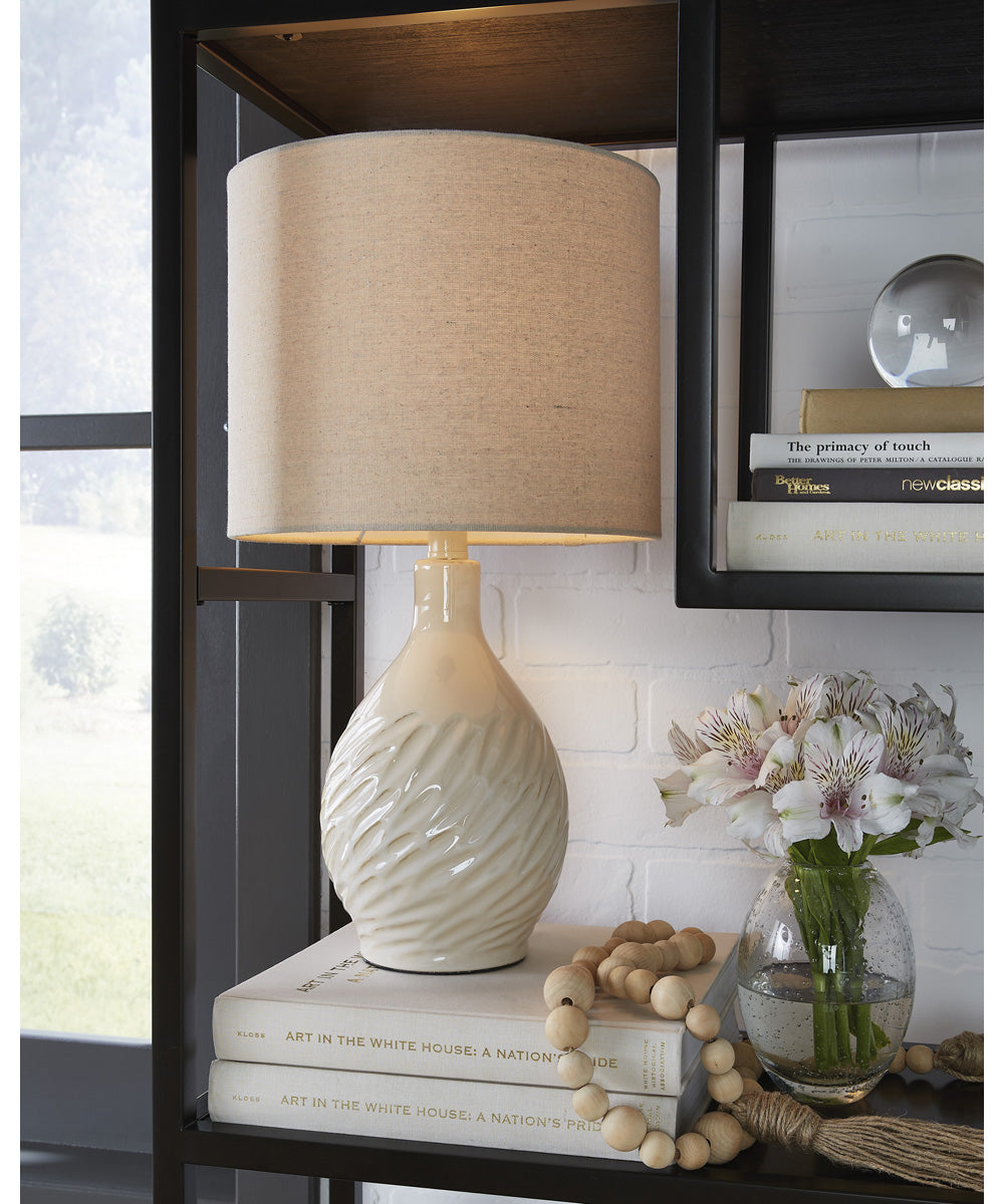 Garinton Ceramic Table Lamp Cream