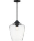 Goblet 12 inch Single Pendant Black