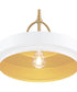 Odea 1 Light Pendant Matte White