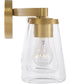 Aaron 3-Light Vanity Aged Brass