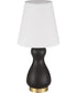 Gloria  1-Light Lighting Flat Black/Satin Brass