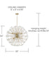 Emelie 8-Light Chandelier Matte Brass