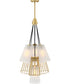 Liana 7 Light Chandelier Brushed Gold