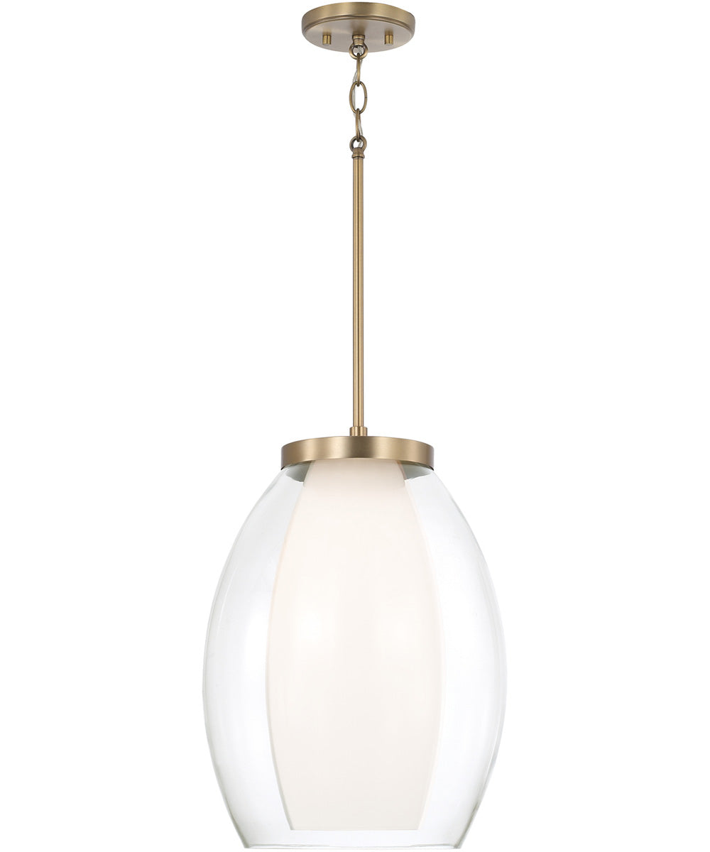 Joss 1-Light Pendant Aged Brass