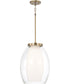 Joss 1-Light Pendant Aged Brass
