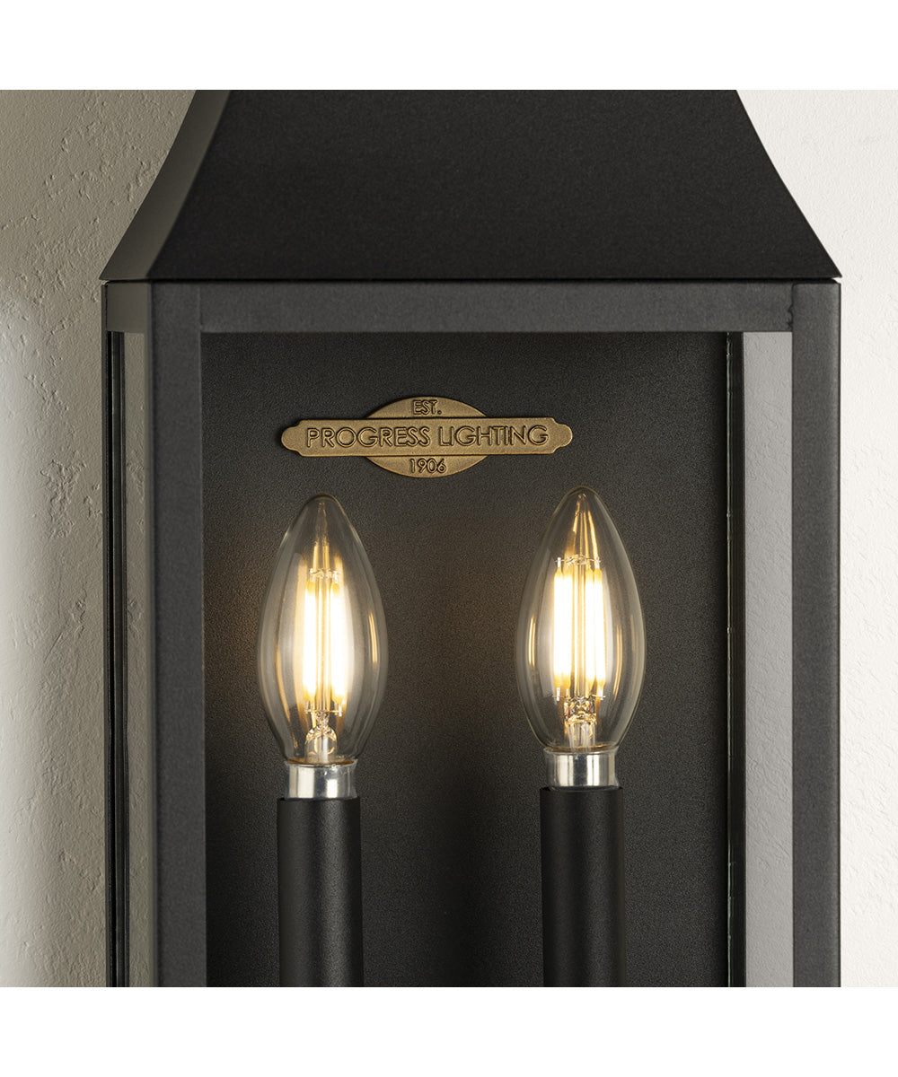 Radcliffe 2-Light Small Outdoor Wall Lantern Black