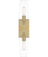 Bergen Beach 2 Light Wall Sconce Brushed Gold
