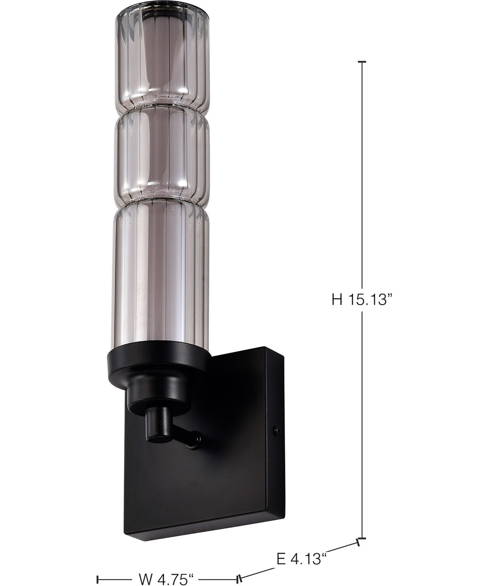 Evander  Vanity & Wall Matte Black