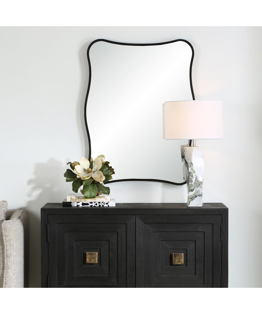 Pavia Black Vanity Mirror