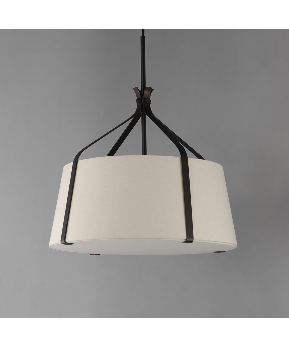 Bandera 20 inch 3-Light Pendant Dark Bronze