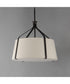 Bandera 20 inch 3-Light Pendant Dark Bronze