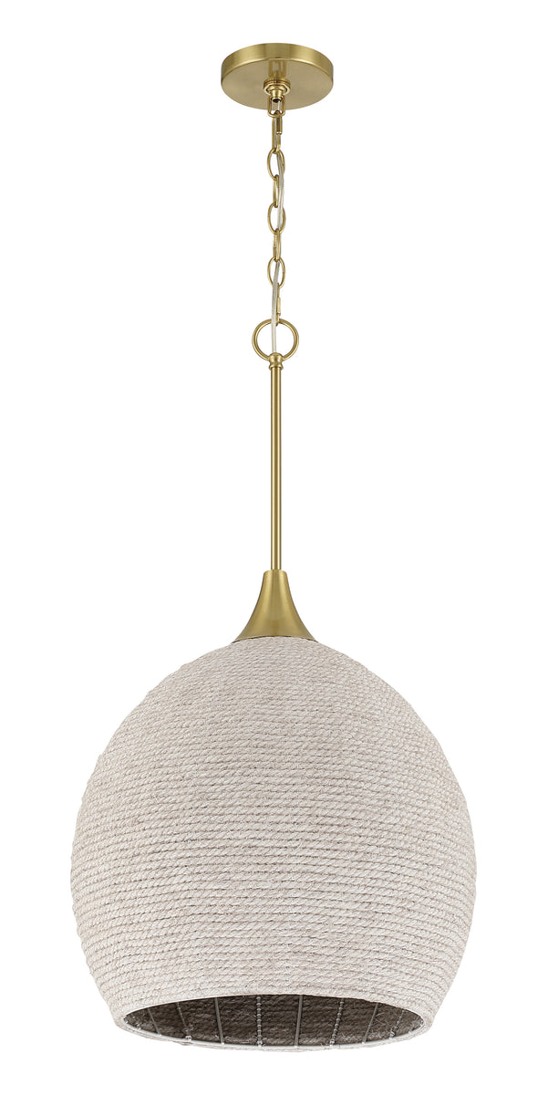 Keira 1-Light Lighting Satin Brass
