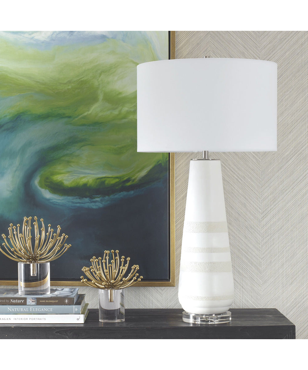 Santino Crackled Ivory Table Lamp