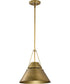 Adina 1-Light Pendant Natural Brass
