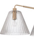 Pleated 3-Light Lighting Premium Bronze