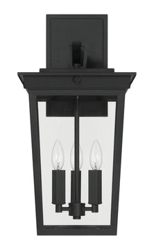 Duncan 3-Light Outdoor Lighting Textured Black