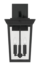 Duncan 3-Light Outdoor Lighting Textured Black